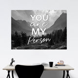 My Person - Mountain Range Poster