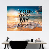 My Person - Ocean Sunset Poster