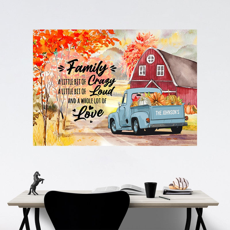 Old Truck Barn Art Saying 2 Poster