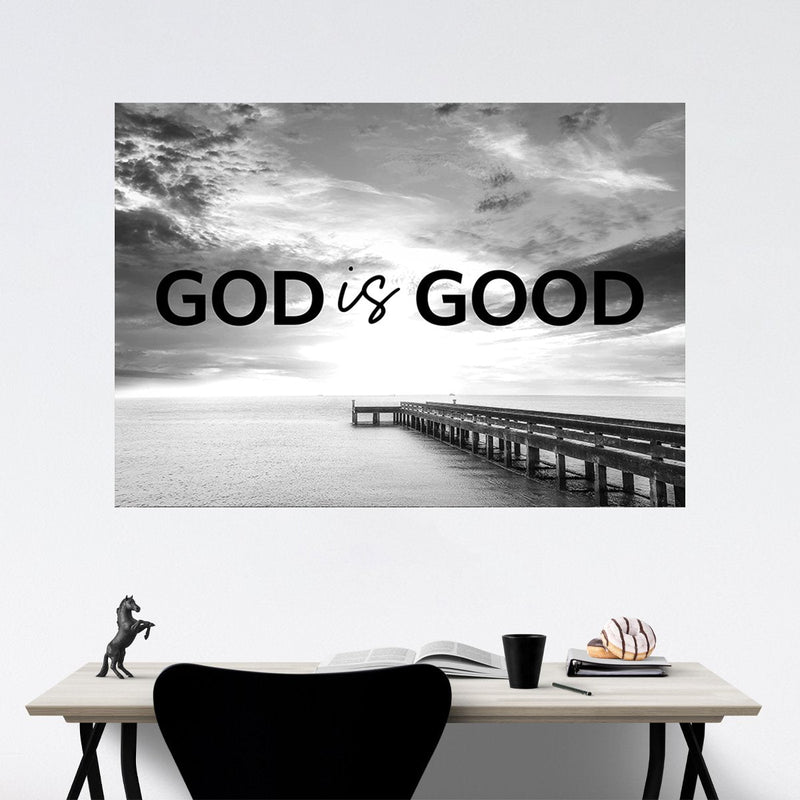 God is Good - Ocean Dock Poster