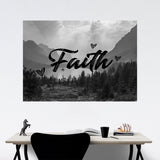 Mountain Range Faith Poster