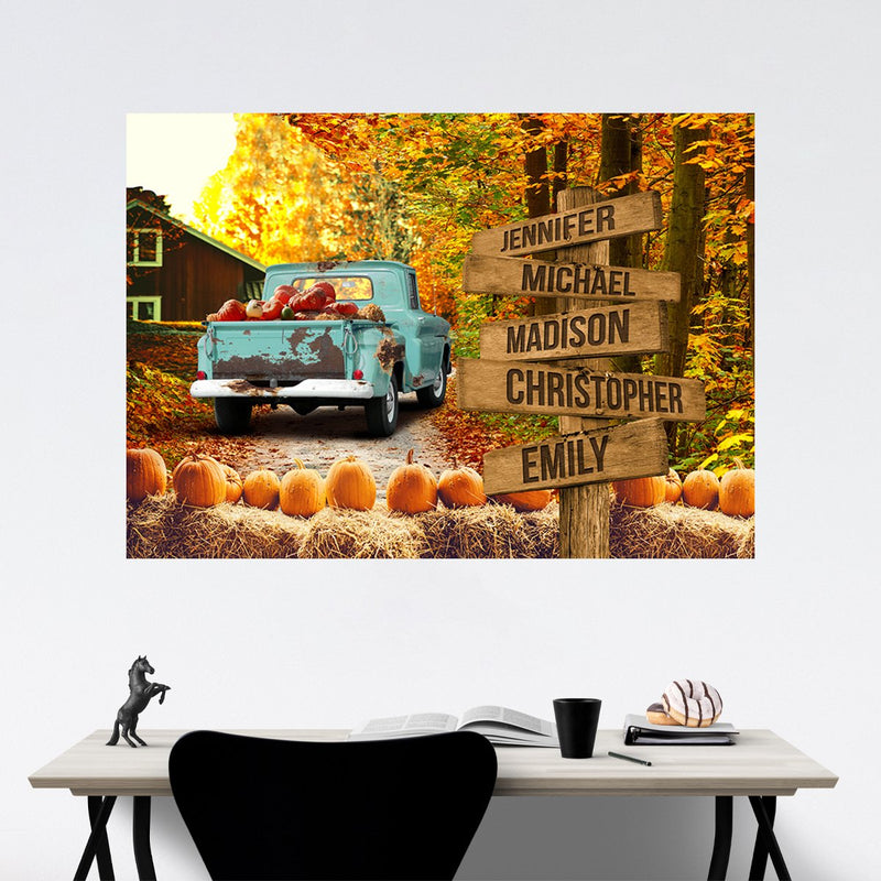 Old Truck Barn 3 Multi-Names Poster