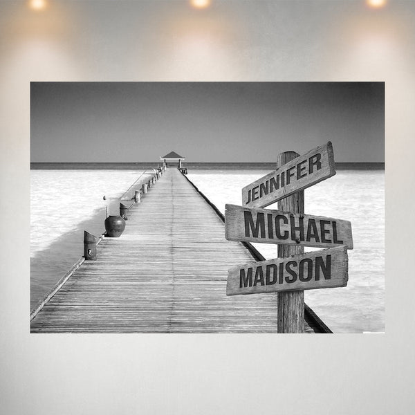 Lake Dock 3 Multi-Names Poster