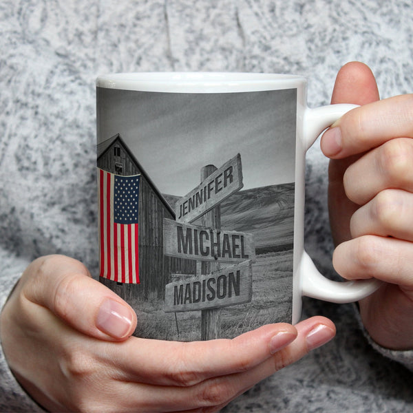 American Barn Multi-Names Mug