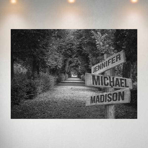 Woods Path 2 Multi-Names Poster