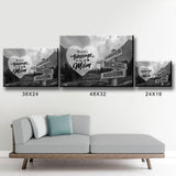 Mountain Range - Call Me Mom Multi-Names Premium Canvas