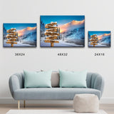 Winter Mountain Multi-Names Premium Canvas