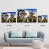 Autumn Country Road Saying 2 Multi-Names Premium Canvas