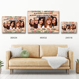 Best Friends Christmas Premium Canvas