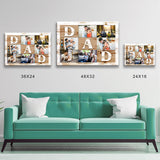 Dad Tiles Premium Canvas