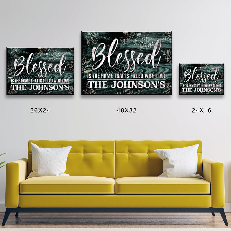 Blessed Family Premium Canvas