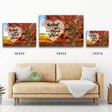 Autumn Big Oak Saying 3 Multi-Names Premium Canvas