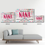 Blessed To Be Nana Premium Canvas