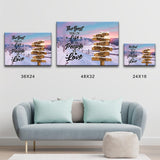 Winter Farm Saying 3 Multi-Names Premium Canvas