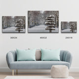 Winter Path Multi-Names Premium Canvas