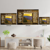 Smoky Mountain Color Wood Shutters Saying 3 Poster