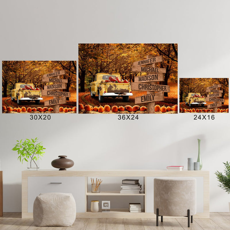 Old Truck Road Multi-Names Poster