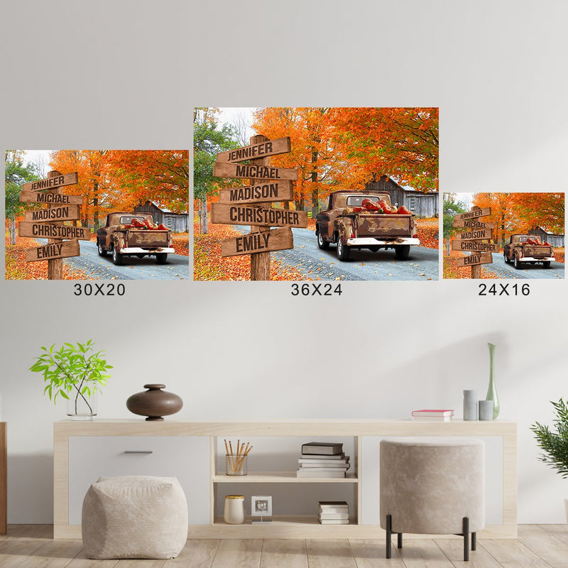 Old Truck Barn 4 Multi-Names Poster