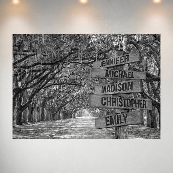 Savannah Road Multi-Names Poster