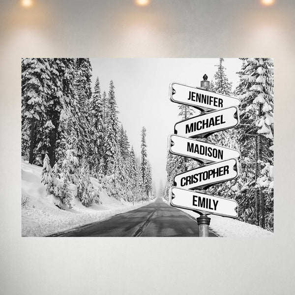 Winter Road Multi-Names Poster