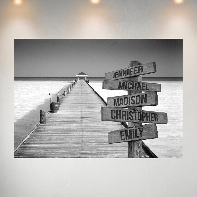 Lake Dock 3 Multi-Names Poster