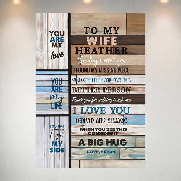 Wife Checks Poster