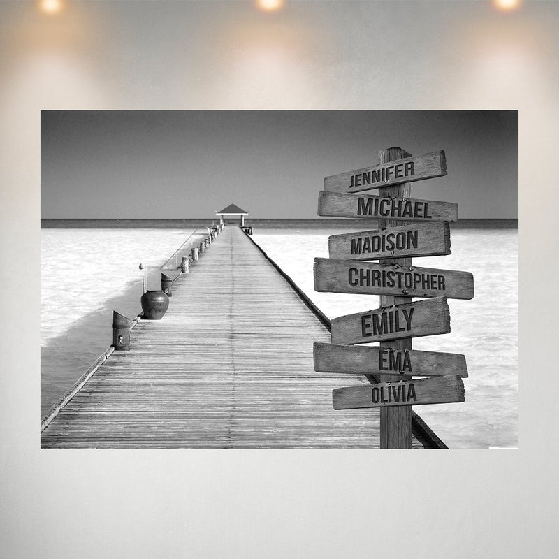 Lake Dock 3 Multi-Names Poster