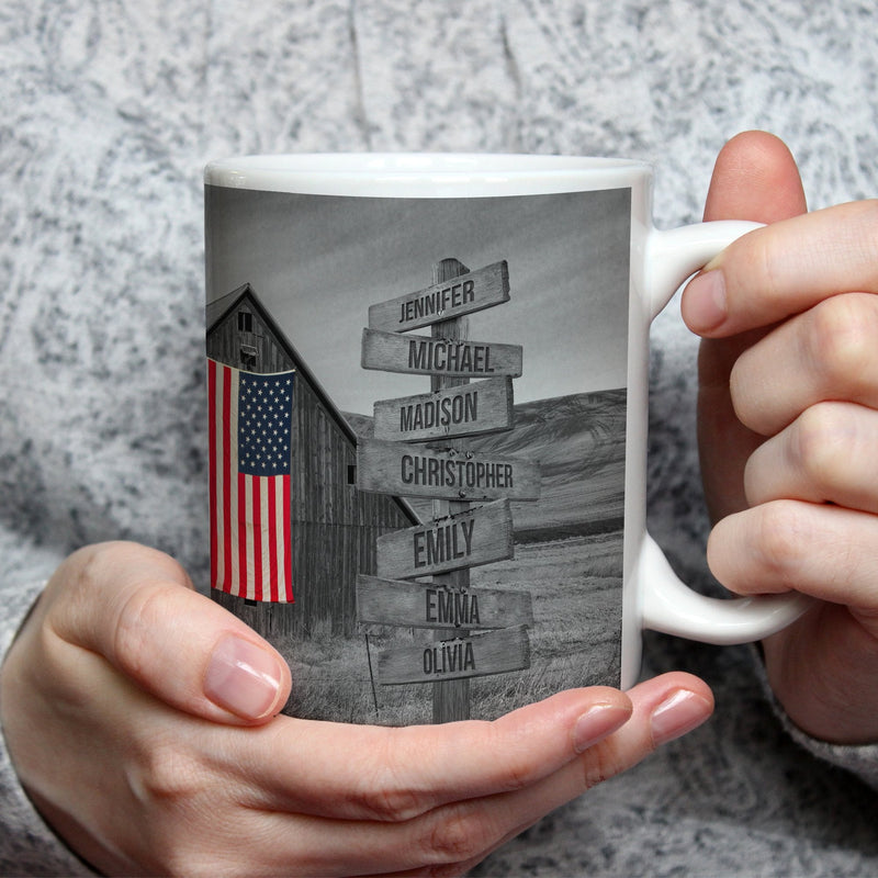 American Barn Multi-Names Mug