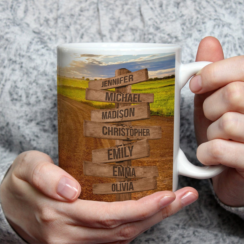 Dirt Road Multi-Names Mug