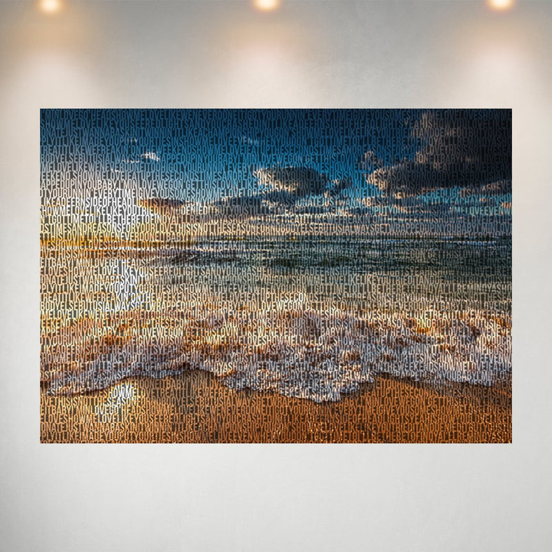 Ocean Sunset Thousand Words Poster