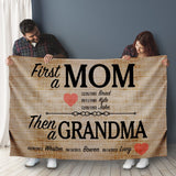 First a Mom Fleece Blanket