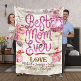 Best Mom Ever Fleece Blanket