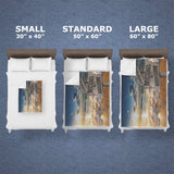 Ocean Sunset Color Multi-Names Fleece Blanket