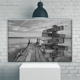 Lake Dock Multi-Names Premium Canvas 2