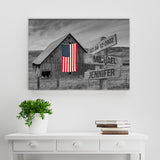 American Barn Names Premium Canvas