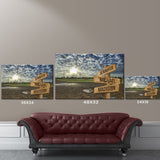 Baseball Field Color Multi Names Premium Canvas