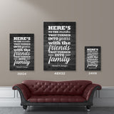 Best Friends Names Premium Canvas