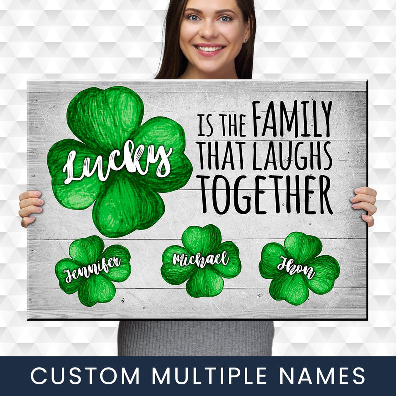 Lucky Family Premium Canvas