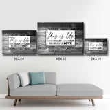 Ocean Sunset This is Us Multi-Names Premium Canvas