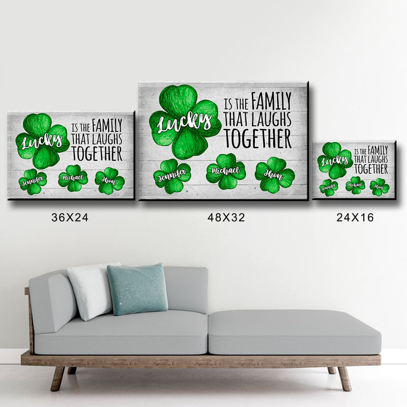 Lucky Family Premium Canvas