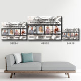 Our Love Story Photos Saying 2 Premium Canvas