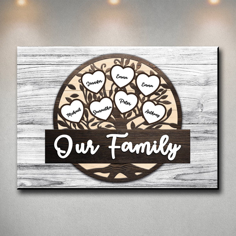 Family Tree Premium Canvas