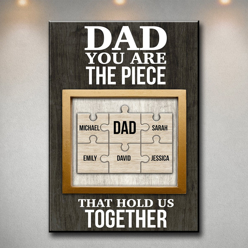 Dad Puzzle Premium Canvas