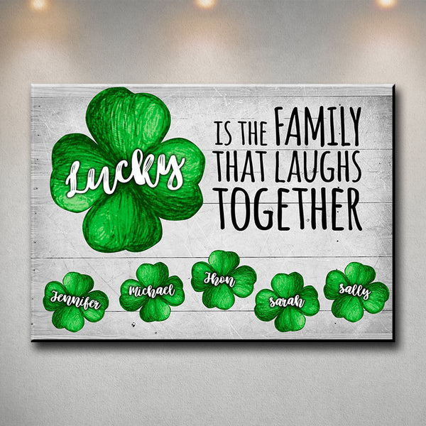 Lucky Family Premium Canvas