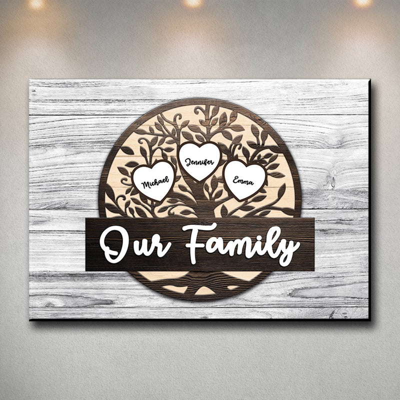 Family Tree Premium Canvas