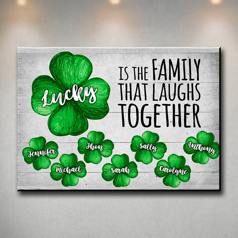 Lucky Family Premium Canvas