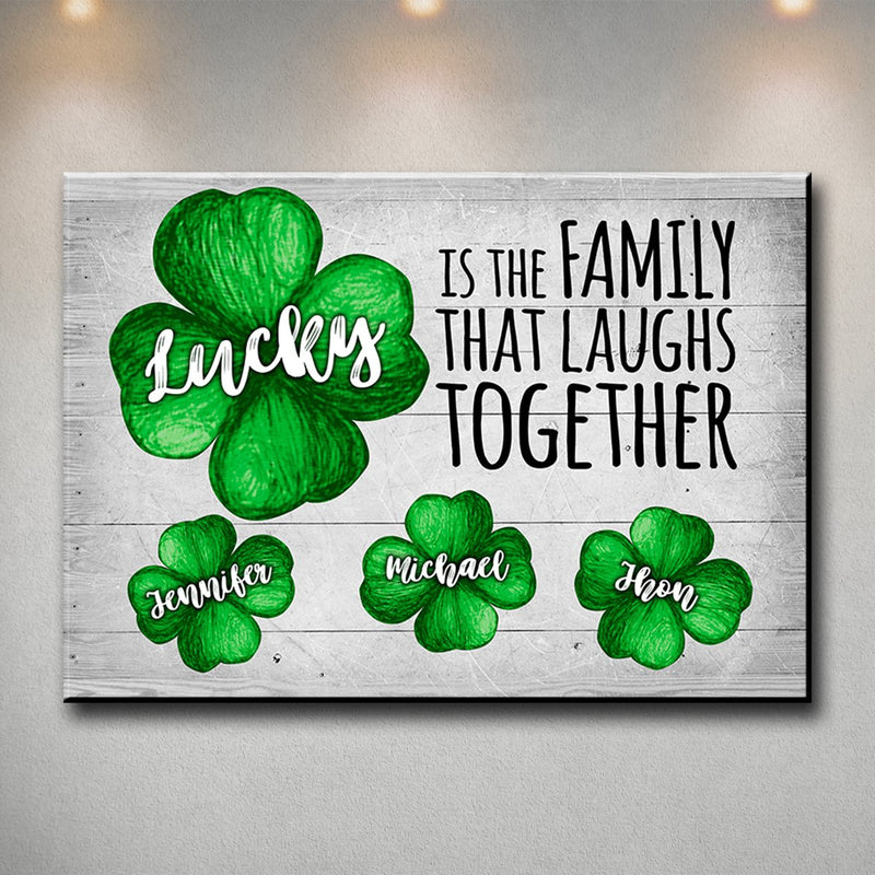 Lucky Family Premium Canvas