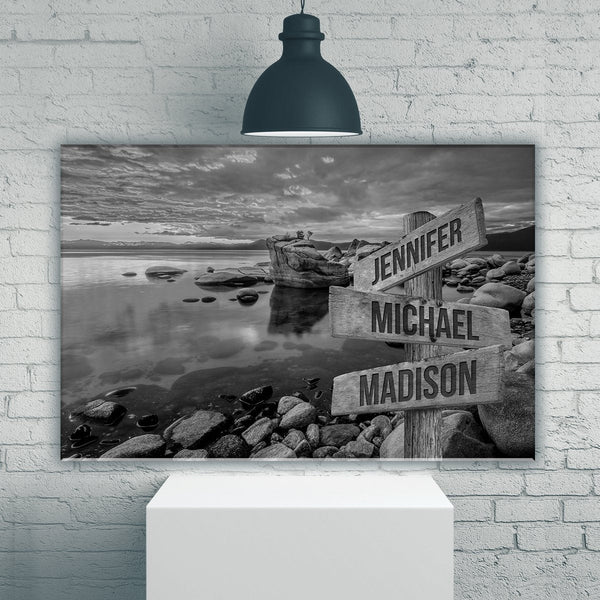 Candy Skies Multi-Names Premium Canvas