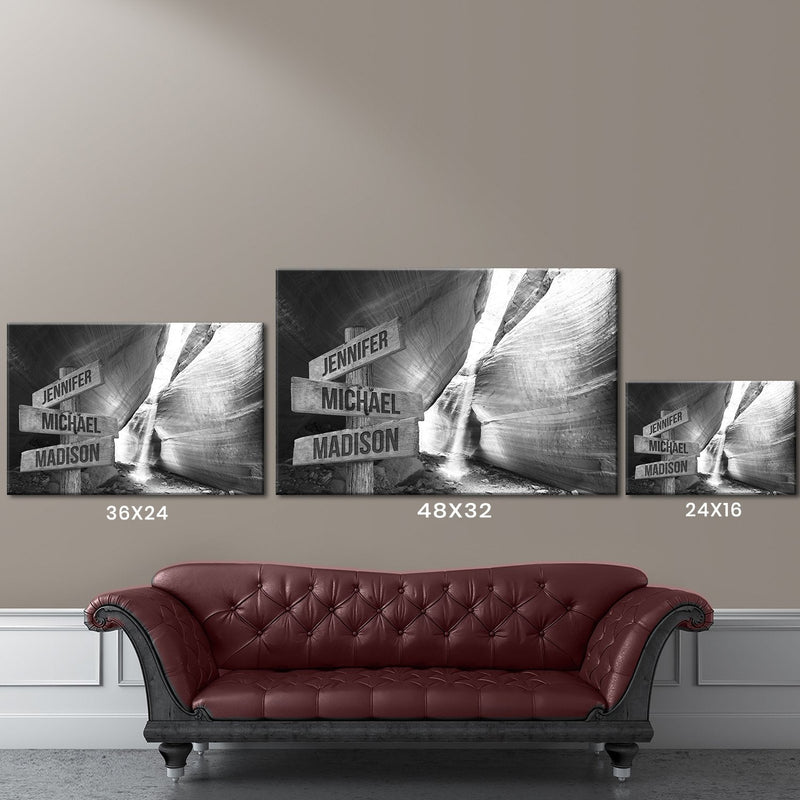 Peekaboo Canyon Multi-Names Premium Canvas