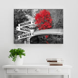 Central Park Multi-Names Premium Canvas